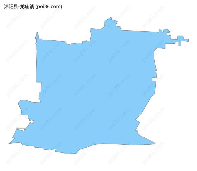 龙庙镇边界地图