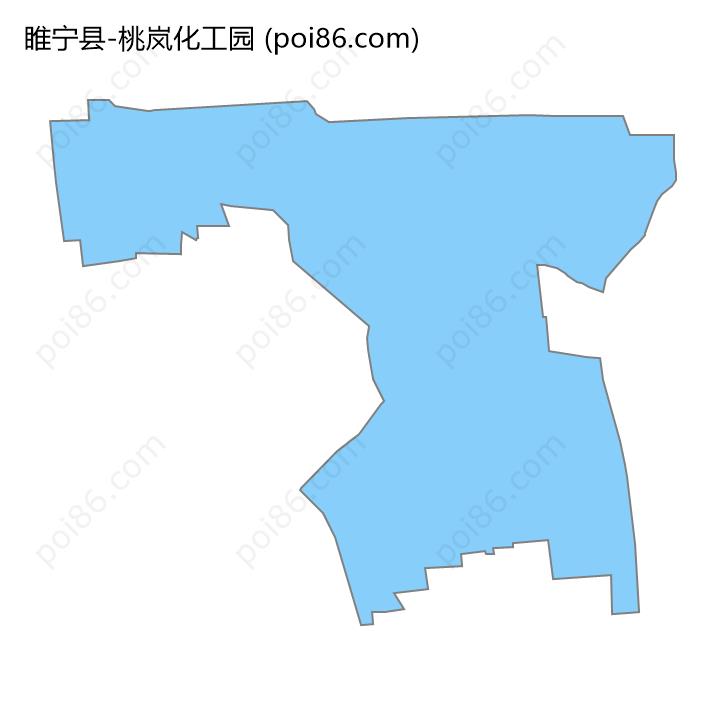 桃岚化工园边界地图