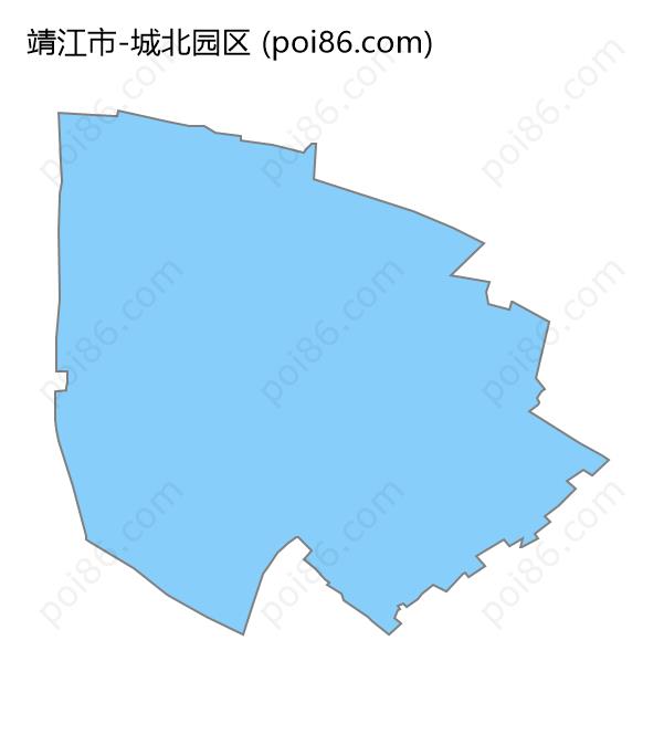 城北园区边界地图