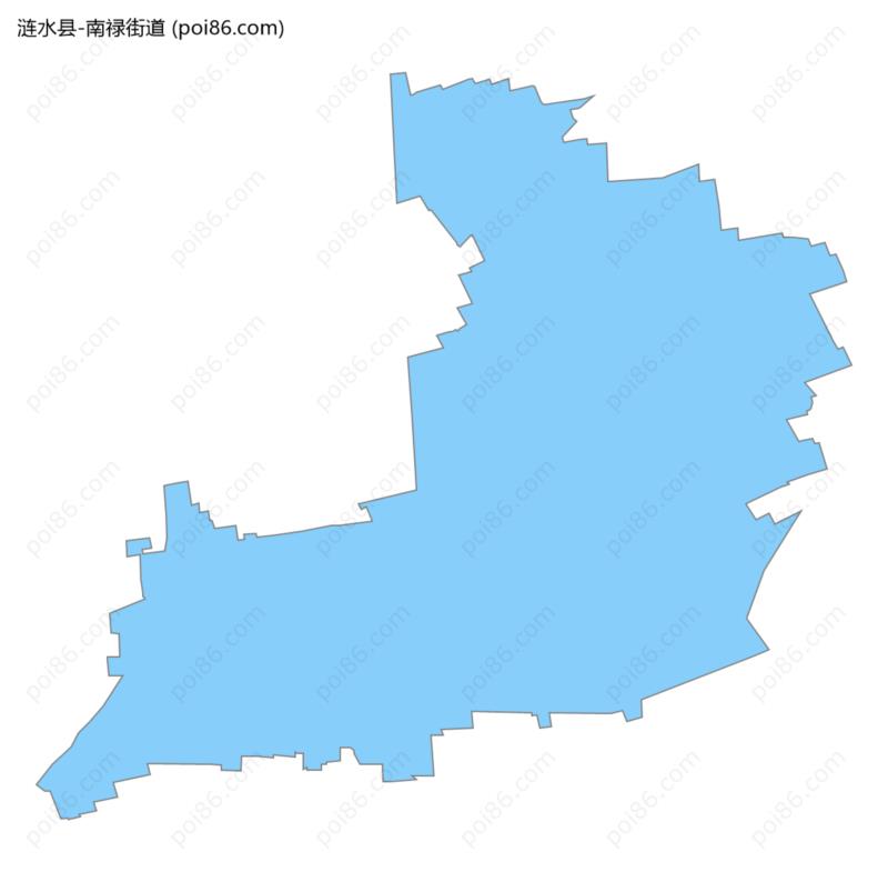南禄街道边界地图