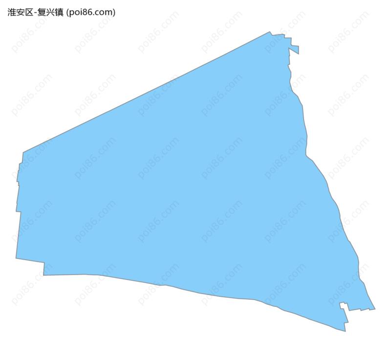 复兴镇边界地图