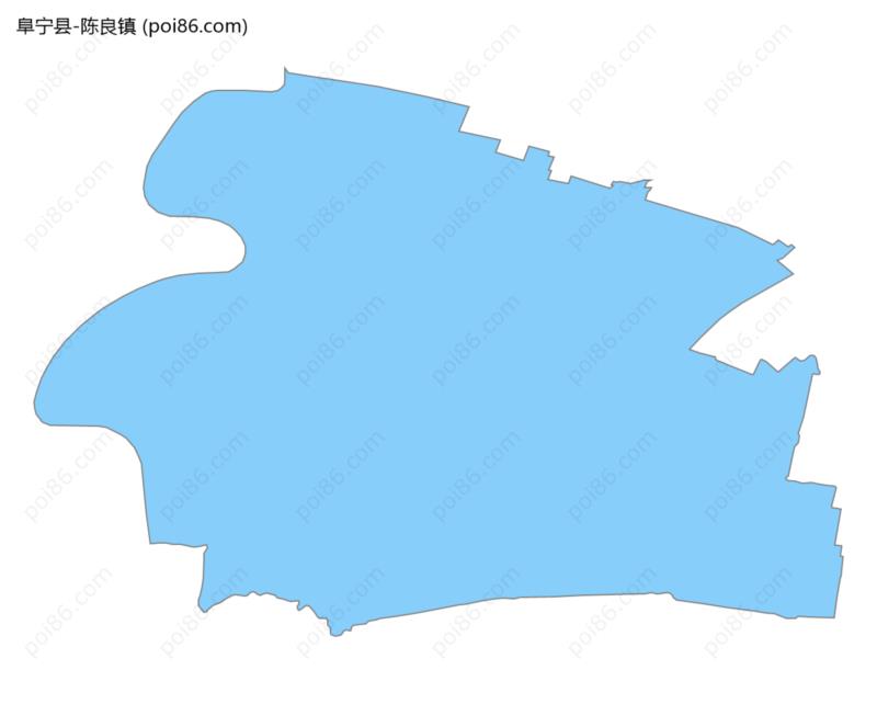 陈良镇边界地图