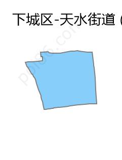 天水街道边界地图