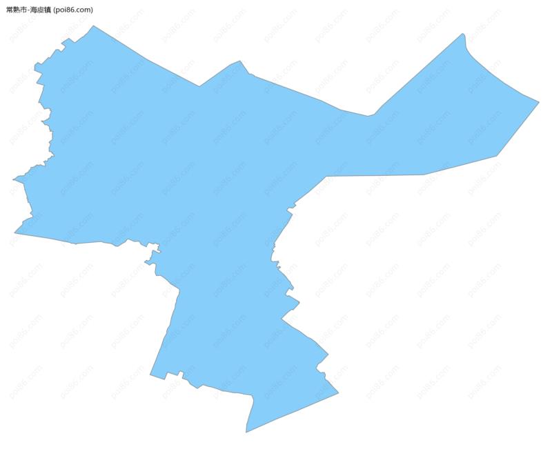 海虞镇边界地图