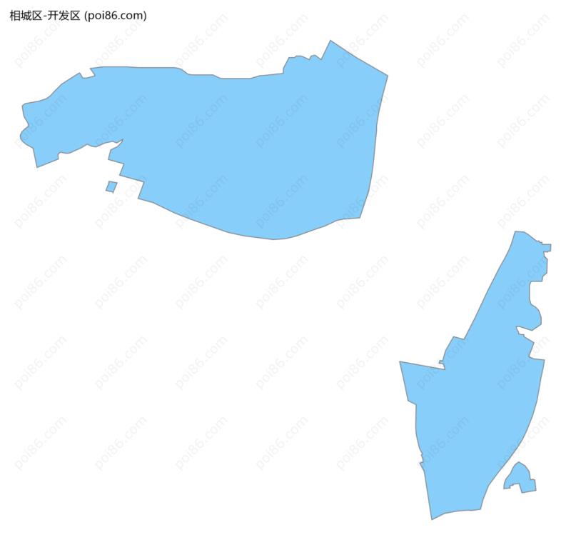 开发区边界地图