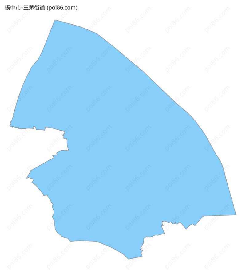 三茅街道边界地图