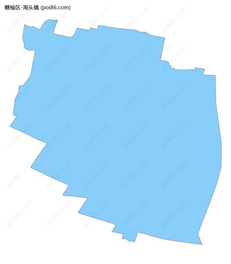 海头镇边界地图