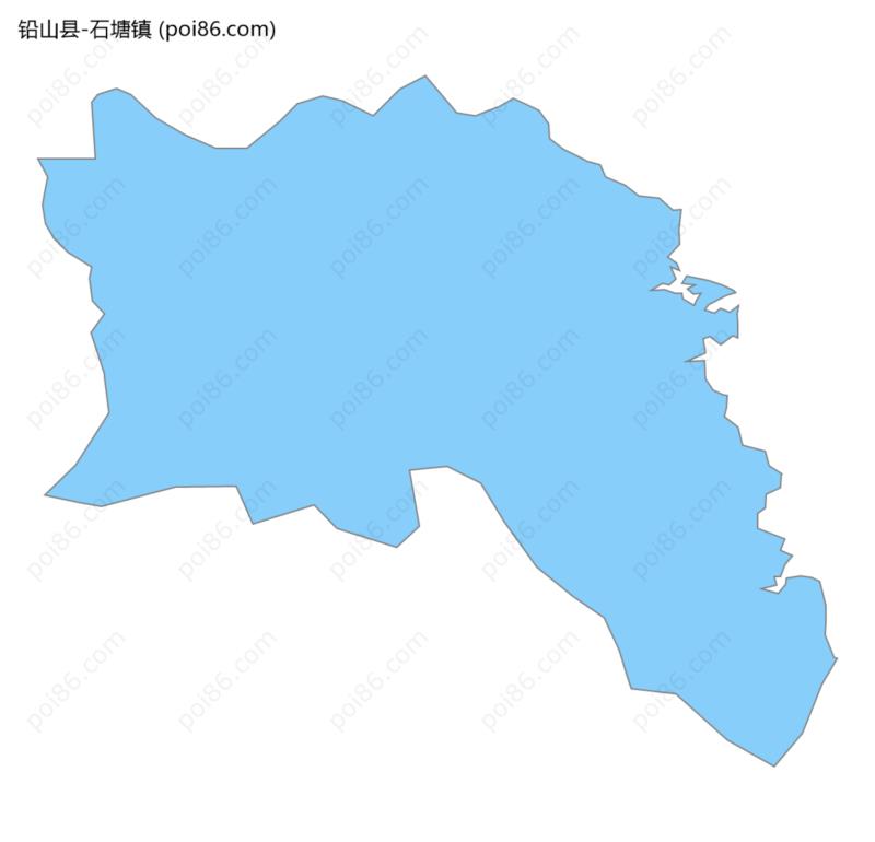 石塘镇边界地图