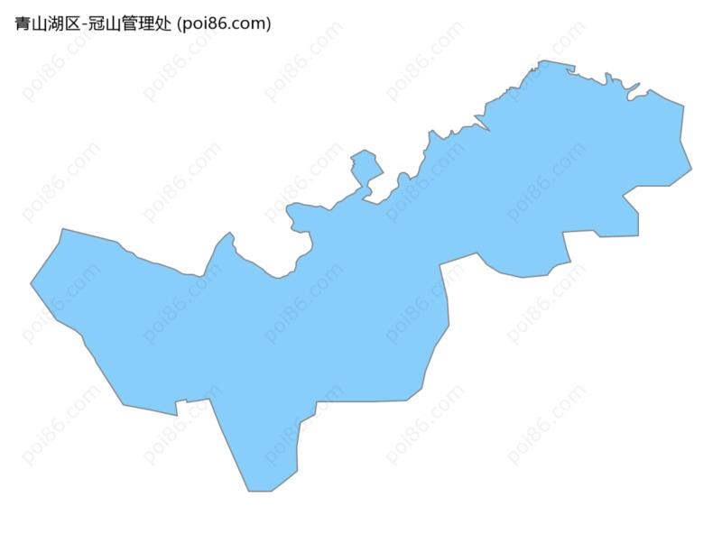 冠山管理处边界地图