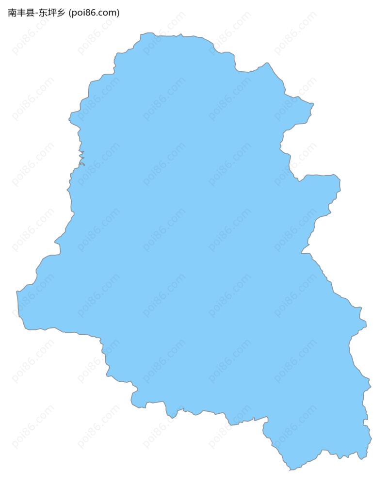 东坪乡边界地图