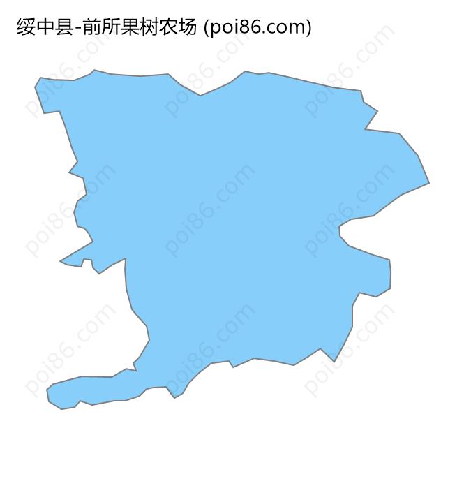 前所果树农场边界地图