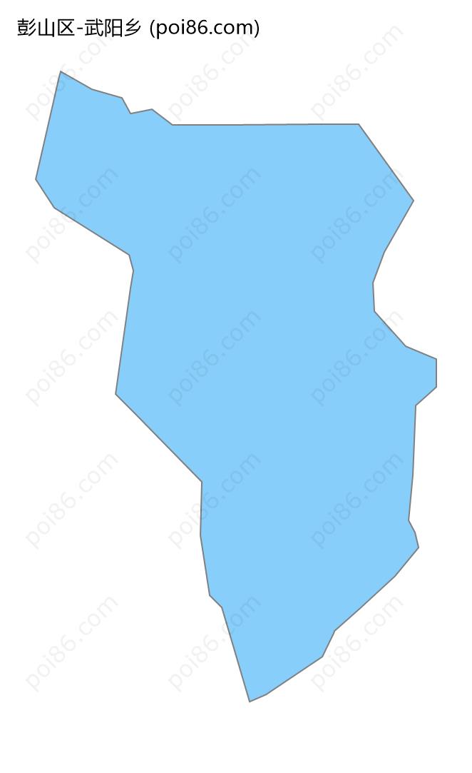 武阳乡边界地图