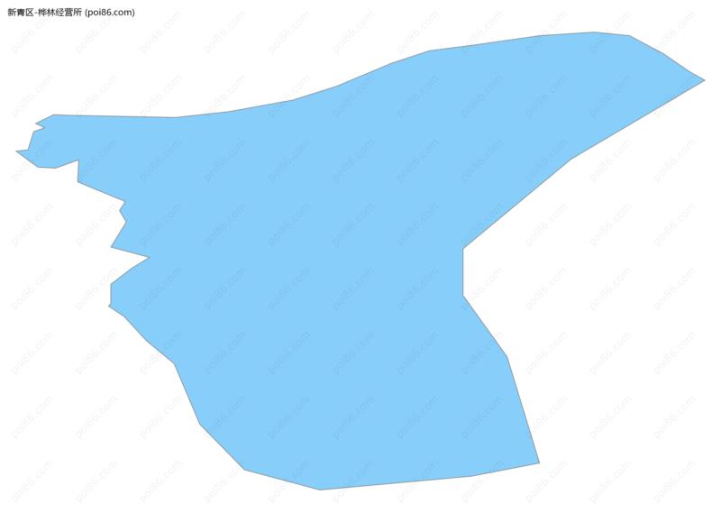 桦林经营所边界地图