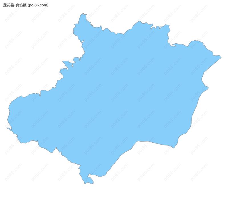 良坊镇边界地图