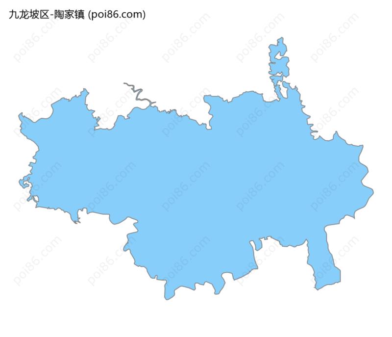 陶家镇边界地图