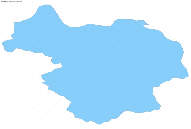 外沟门乡边界地图