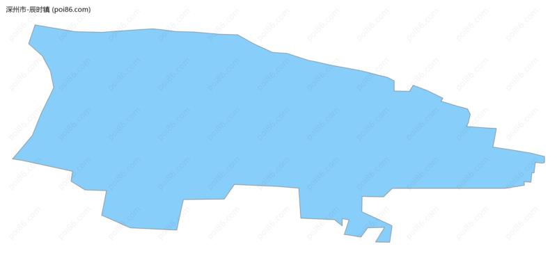 辰时镇边界地图