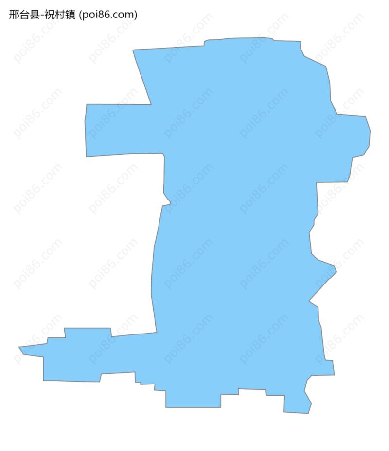 祝村镇边界地图