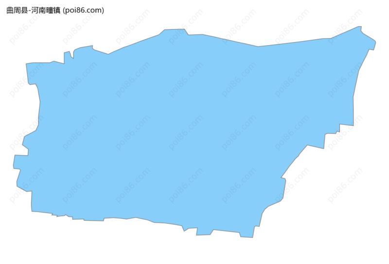 河南疃镇边界地图