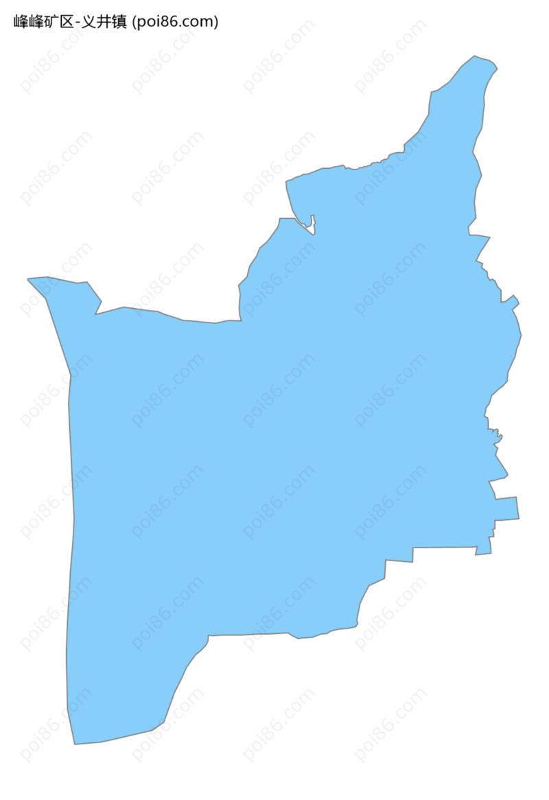 义井镇边界地图