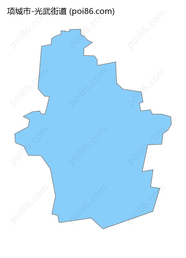 光武街道边界地图