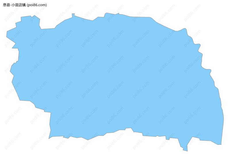 小茴店镇边界地图