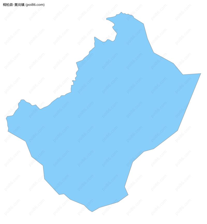 黄岗镇边界地图