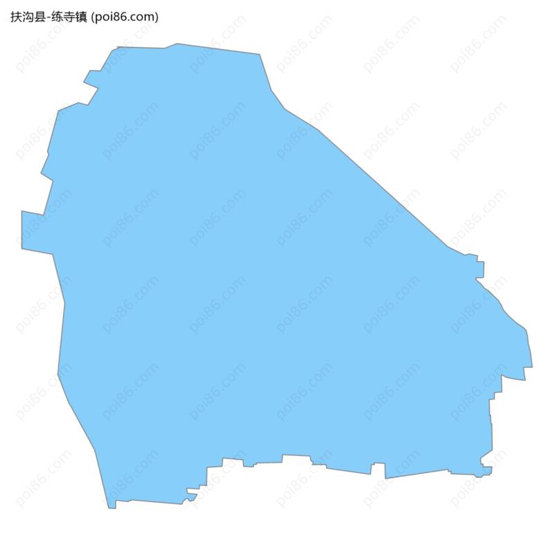 练寺镇边界地图