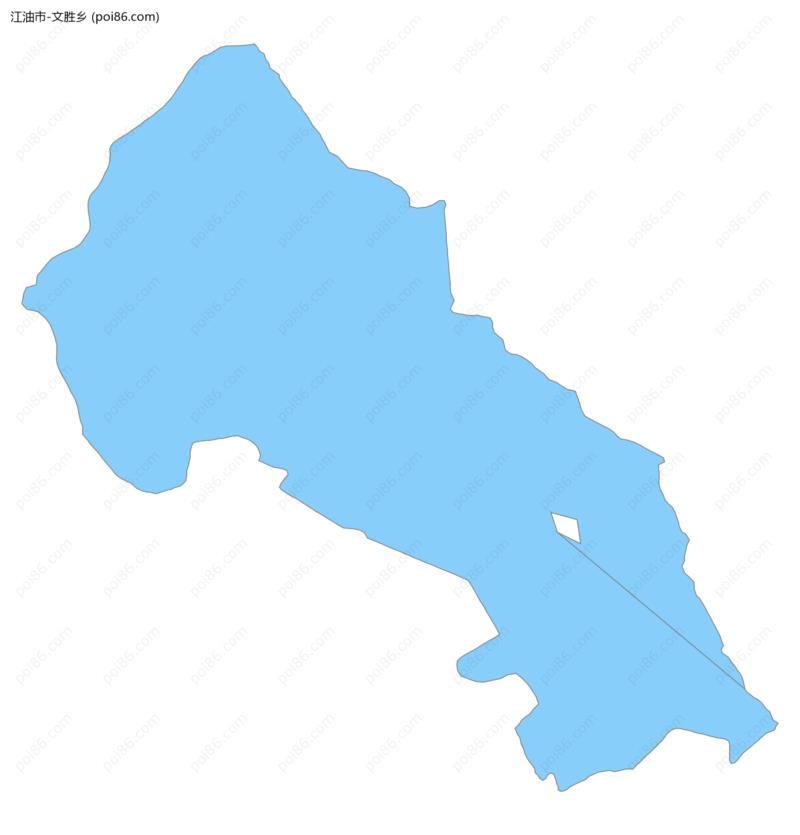 文胜乡边界地图