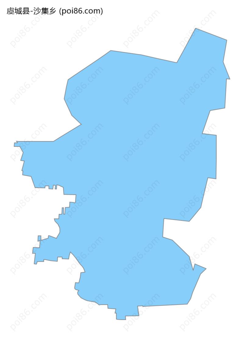 沙集乡边界地图