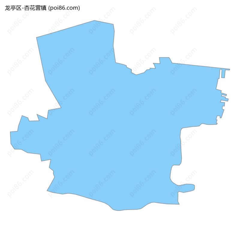 杏花营镇边界地图