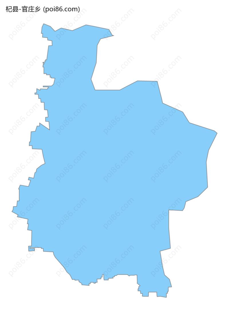 官庄乡边界地图