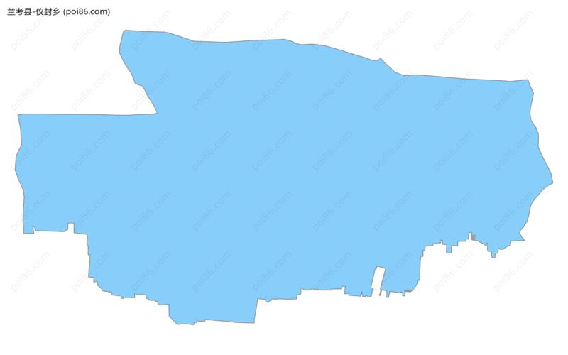 仪封乡边界地图