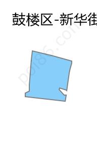新华街道边界地图