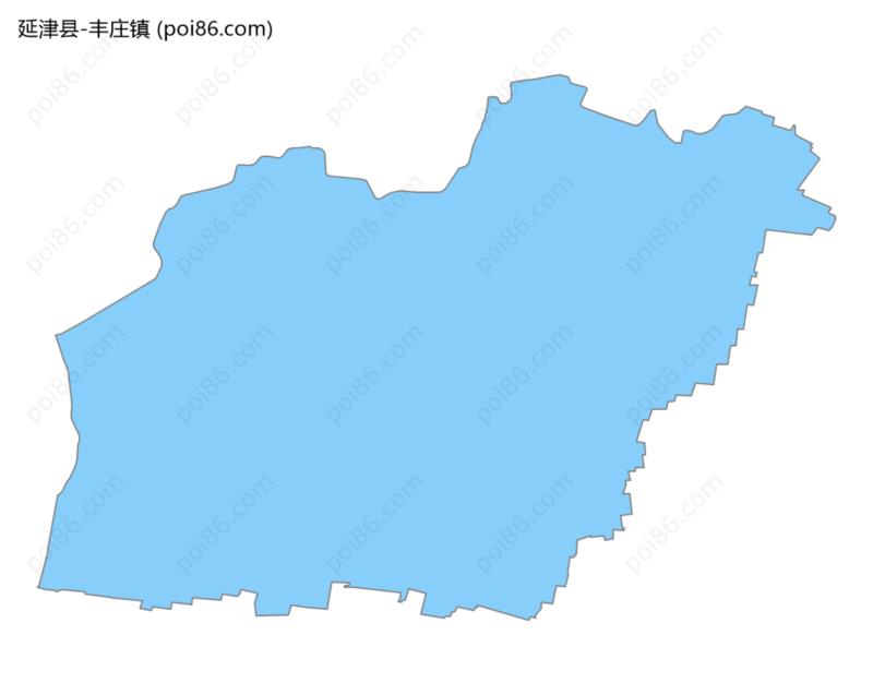 丰庄镇边界地图