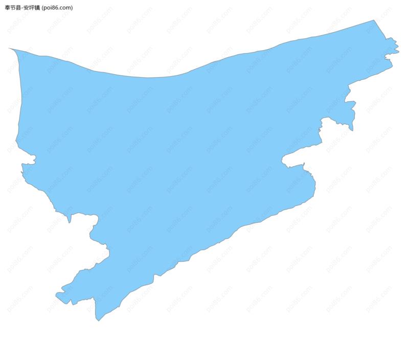 安坪镇边界地图