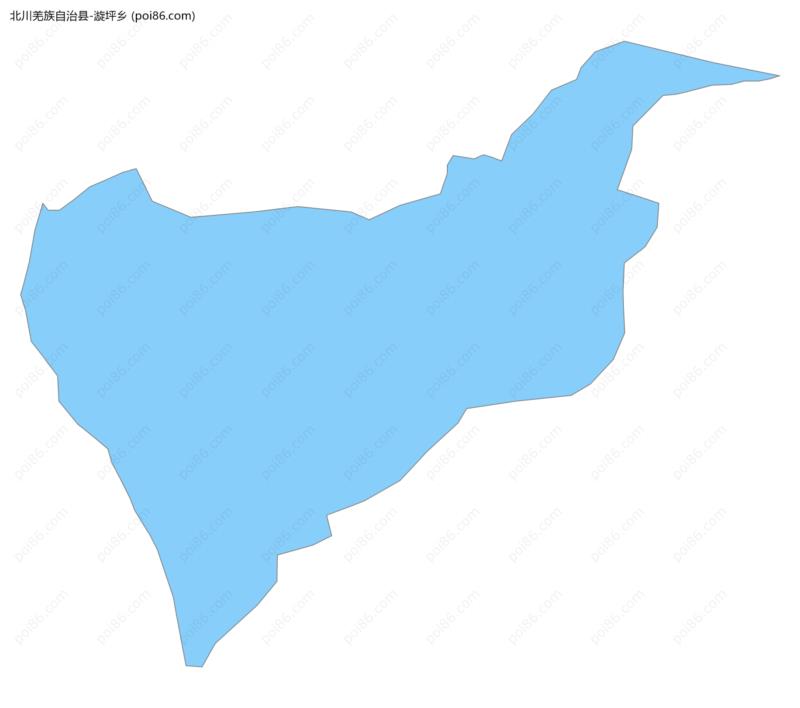 漩坪乡边界地图