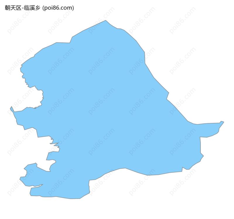 临溪乡边界地图