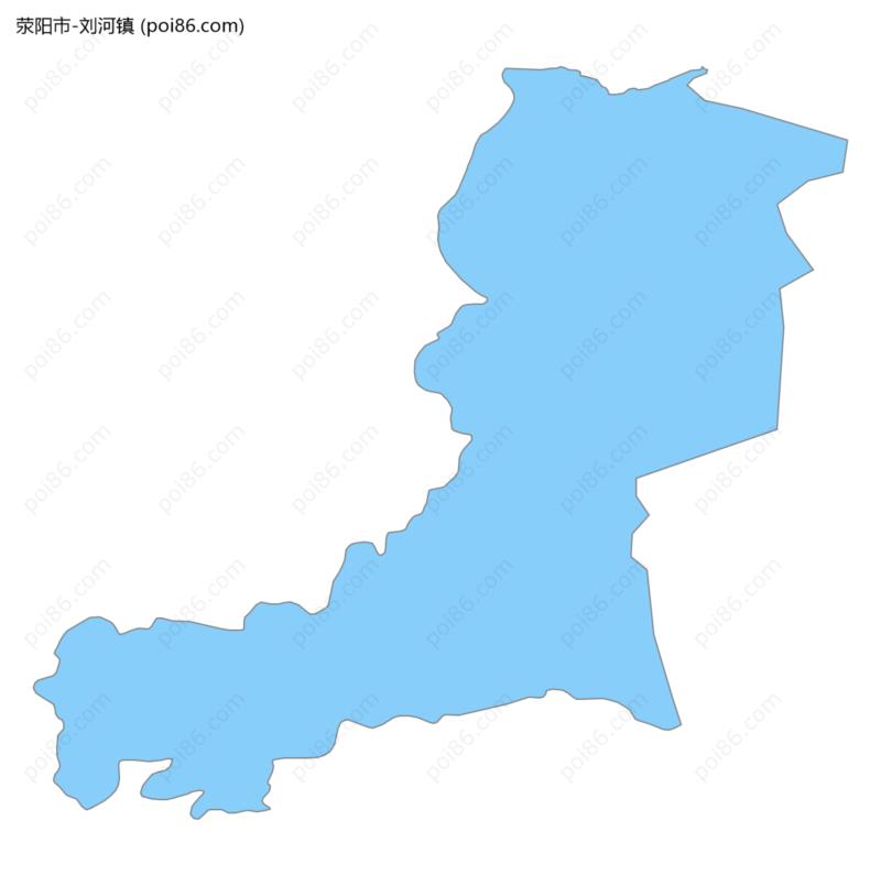 刘河镇边界地图