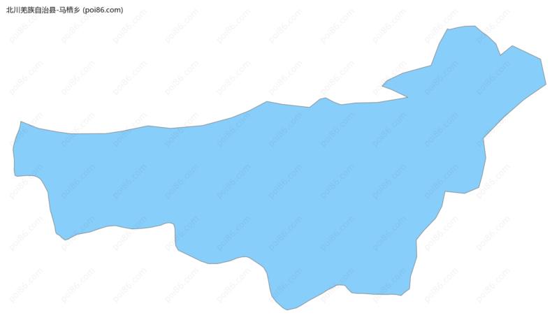 马槽乡边界地图