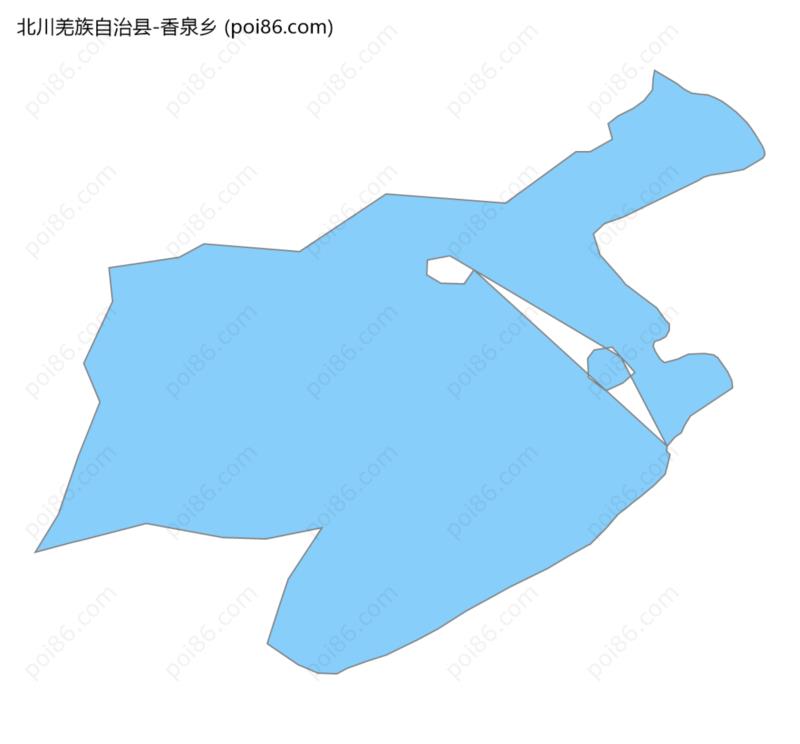 香泉乡边界地图