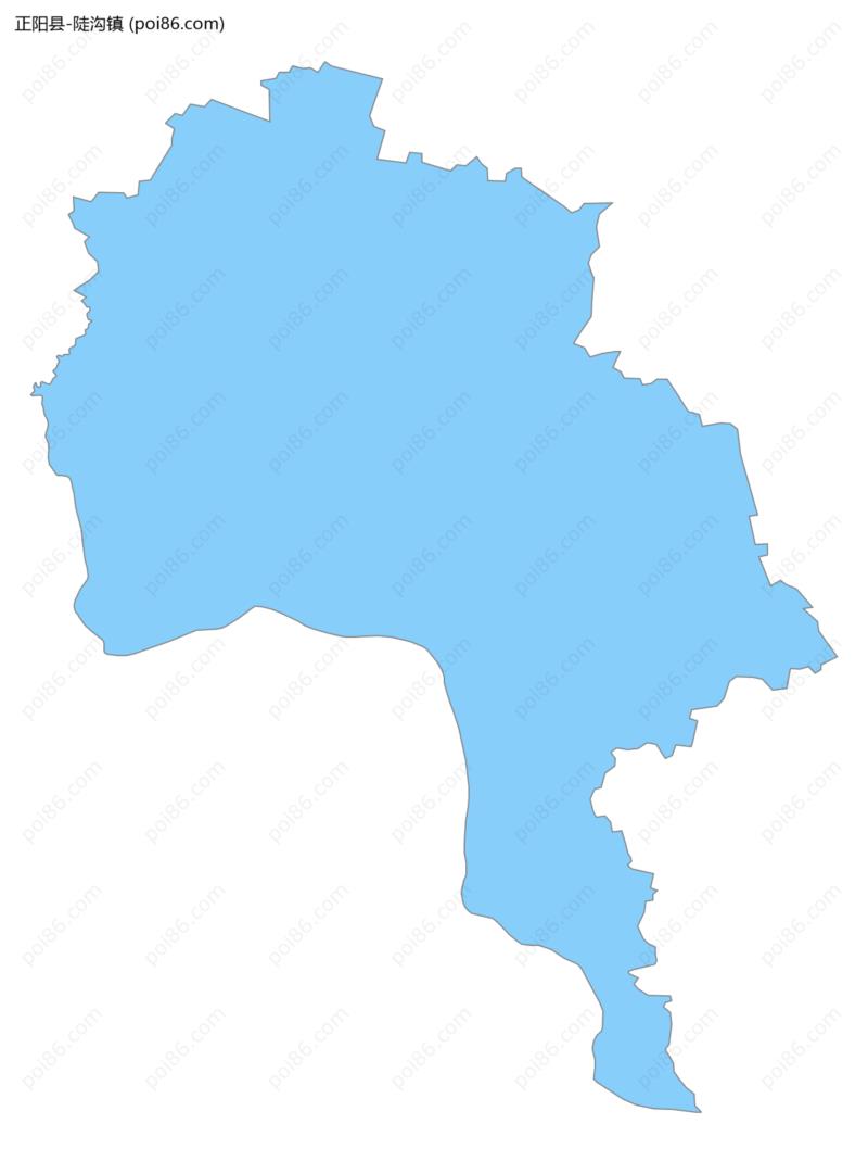 陡沟镇边界地图