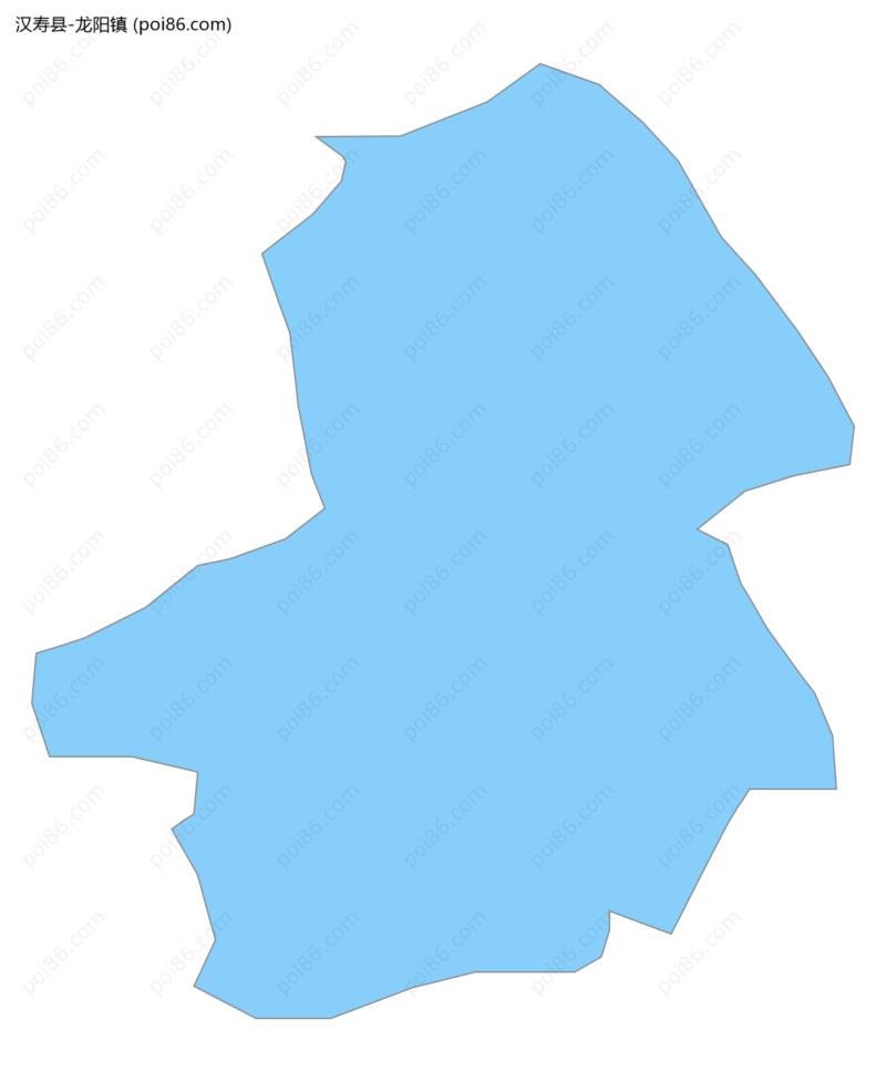 龙阳镇边界地图