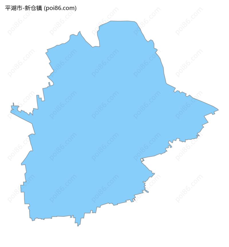 新仓镇边界地图