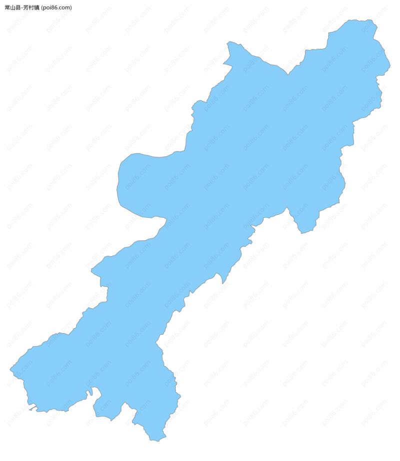 芳村镇边界地图