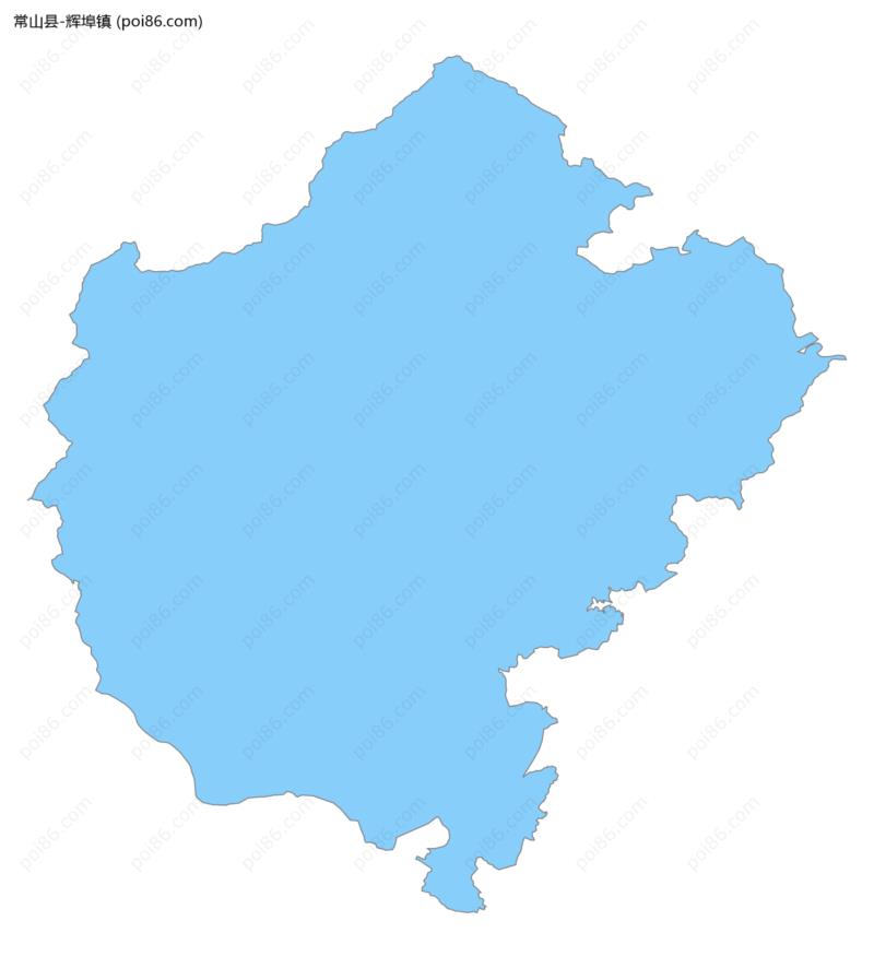 辉埠镇边界地图