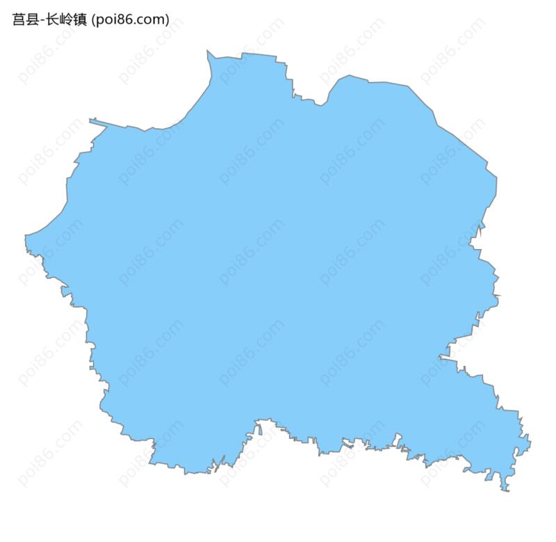 长岭镇边界地图