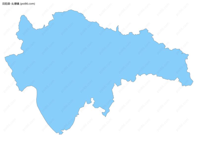 头塘镇边界地图