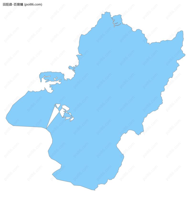 百育镇边界地图