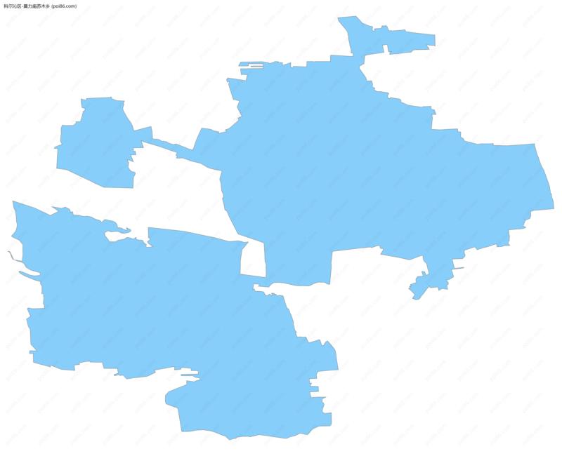 莫力庙苏木乡边界地图
